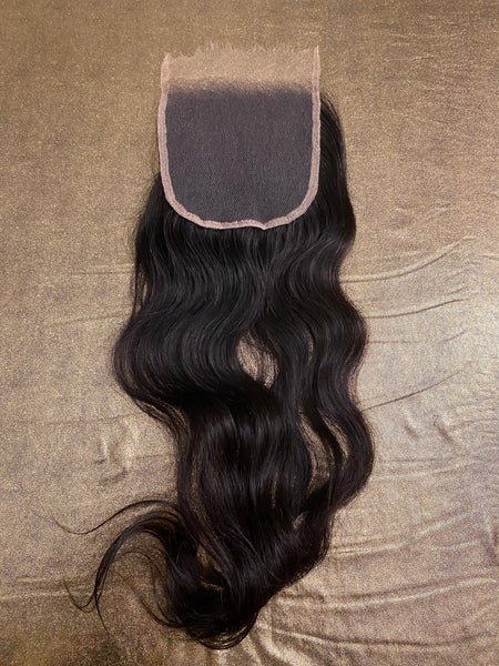 Pure Indian Raw HD Lace Closure (Natural Wave)